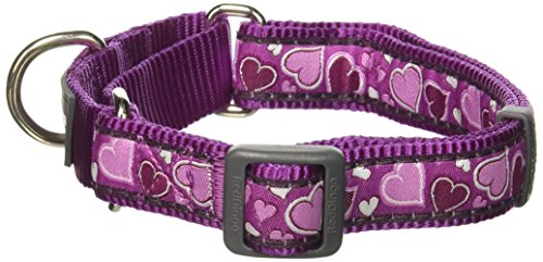 Red-Dingo-Martingale-Breezy-Love-20mm-Choke-Collar-MediumLarge-Purple