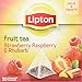 Produktbild Lipton Früchtetee Erdbeere Himbeere Rhababer Pyramidenbeutel 20 Stück, 3er Pack