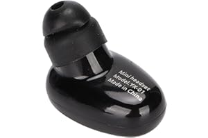 PUSOKEI Einohr-Bluetooth-Headset, Unsichtbarer Kabelloser Sport-Ohrhörer, 8 Stunden Sprechzeit HD-Mikrofon 8 Stunden Sprechzeit HD-Mikrofon für Auto/Handys/PC