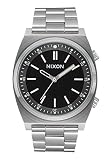 Nixon Herren Analog Quarz Uhr mit Edelstahl Armband A1176-2474-00