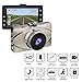 Price comparison product image MIMI KING Dash Cam, FHD 1080P, 170 Degree Wide Angle Lens, 3 Inch Screen, G-Sensor, Parking Monitoring, Motion Detection, Loop Recording, Metal Fuselage 32G Memory Card,Silver