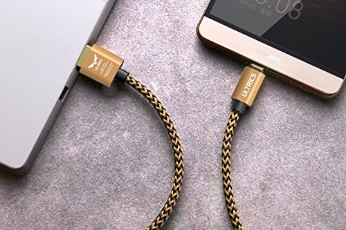ULTRICS® Micro USB Kabel [30CM – 1FT] Nylon geflochtenes Aufladeeinheits-Kabel Tangle geben Synchronisierungsauflade USB-androides Aufladeeinheits-Blei für Samsung-Galaxie, Sony, Nokia, Microsoft, Motorola, Kindle, Nexus, Huawei, LG, Xiaomi, OPPO – Lebenszeit-Garantie, Geld frei Zurück Garantie - 7