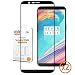 Produktbild OnePlus 5T DisplaySchutzfolie (2 Stück / Doppelpack), Orzly Pro-Fit Panzerglas Hartglas Displayschutzfolie aus Gehärtetem Glas für OnePlus 5T (Vollbildschirm Abdeckung) – Transparent (Rahmen SCHWARZ)