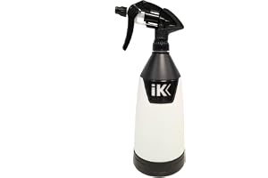 IK MULTI TR 1 - Professionell 1L Tryckspruta med Avtryckare - Lätt och Smidig - För Rengöring och Desinfektion - Detailing - Kemikalieresistent - Halvtransparent Tank - Tillverkad i Spanien