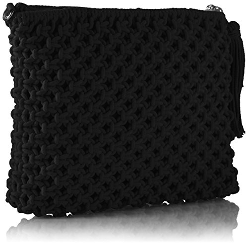 Buffalo Women’s S017-269 Textile Clutch Bag, Black (Black 01), 2x21x26 cm (B x H x T)
