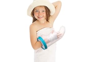 DOACT Kids Handgipsabdeckung zum Duschen, Wasserdichter Gipsschutz für Kinder Wiederverwendbare Handgelenk-Gipshülsentasche Halten Sie den Verband Trocken für Kinderhand, Finger,