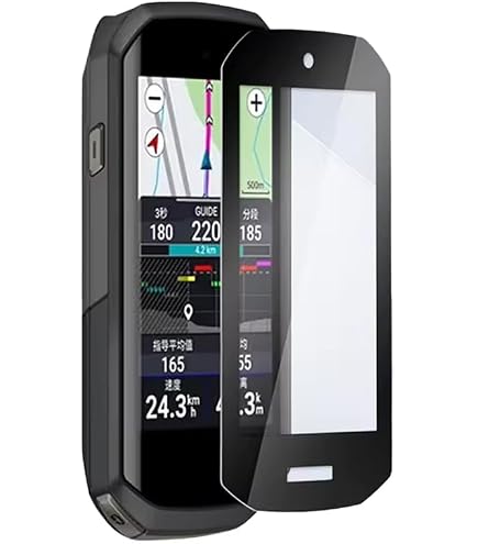 3 Protections écran Verre Hybride 9H Pour Garmin Edge 1030 Plus - Anti-rayures, Anti-traces, Facile à Poser