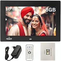 Buy Miracle Digital 10''(25.4) cm IPS Digital Photo Frame with ...