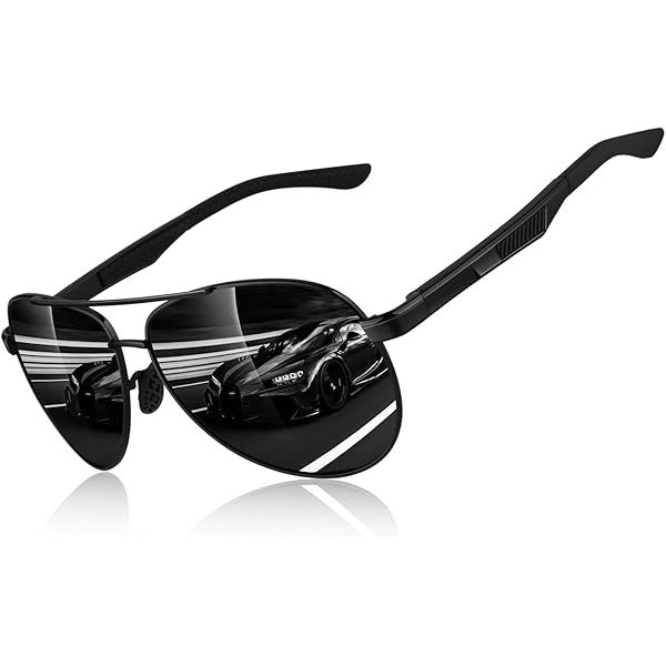 Sonnenbrille Spiegel Pilotenbrille Luftfahrt Unisex Polarisiert UV400 HD