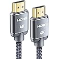 Cavo HDMI 4K 3-m, Snowkids Cavi HDMI 2.0 a/b ad alta Velocità con Ethernet, Supporta 4K 60Hz HDR 2.0/1.4a, Video UHD 2160p, U