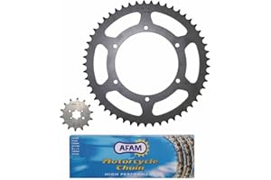 KIT CHAINE ADAPTABLE DERBI 50 SENDA SM DRD ---RACING DEPUIS 2011 - X - TREM DEPUIS 2011 - GILERA 50 SMT DEPUIS 2011 420 14x53 (ALESAGE 108mm) (JANTES BATONS ) - AFAM -