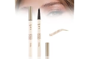 ‎KAILISI Microblading Eyebrow Pencil, 2024 Neuestes 3D Augenbrauenstift mit 4 Gabelspitzen zum Tätowieren, Micro 4 Punkt Brauenstift Langanhaltend Wasserdicht Schafft, Braun