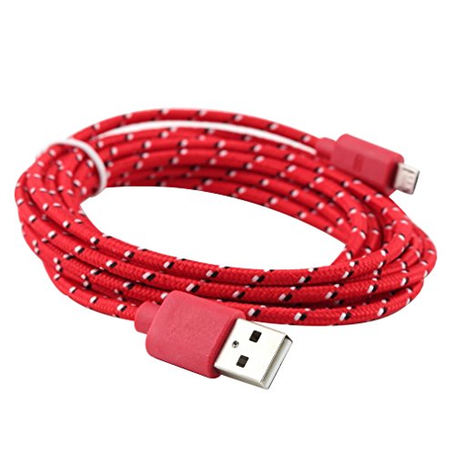 Keysui Micro USB Kabel [1-Pack, 1m] USB Ladekabel Nylon für Android, Samsung, HTC, Sony, Nexus und mehr
