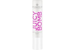 Essence Cosmetics Juicy Bomb Glossy Butter Balsamo Labbra, Naturale, Lucida, Rugiadosa, 2.5 g