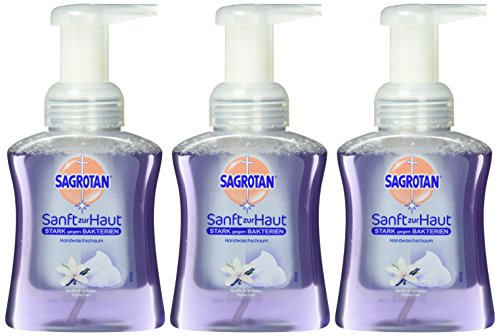 Sagrotan Samt-Schaum Cremige Vanille & Orchidee, 3er Pack (3 x 250 ml) - 2