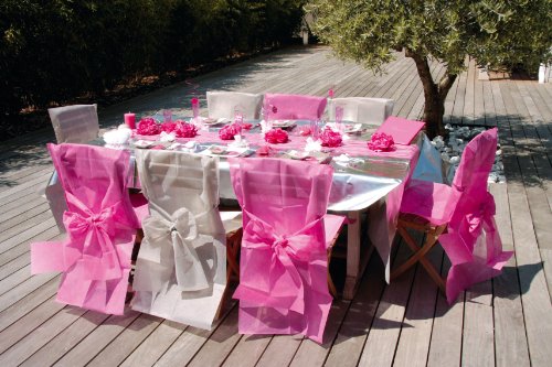 Stuhlhussen Vlies weiß Einweghussen für Hochzeit, Party und Event 10 Stück Palandi® - 8