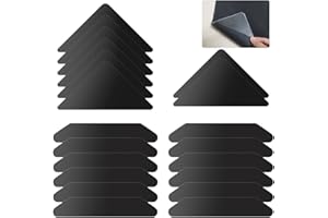 MAEHSAB 20 Stück Teppichgreifer Antirutschmatte, doppelseitige Anti-Curling Rug Gripper, Rutschfester Teppichgriff für Hartholzböden, Teppiche und Matten