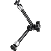 SMALLRIG 2066 ayarlanabilir mafsallı kol, iki 0,64 cm dişli vidalar, LCD monit&ouml;r/LED lambalar i&ccedil;in