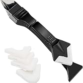KRNSTORE&reg; 3 Yedek Başlık İle, Derz Kazıyıcı, Yapışkan &Ccedil;ıkarma Kazıyıcı, Silikon Aracı, Cam Temizleme Kazıyıcı, Etiketler, &Ccedil;ık
