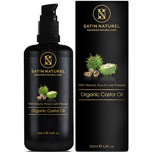 Der TESTSIEGER auf vergleich.org 2017: Bio Rizinusöl für Wimpern, Haut & Haar - 200ml von höchster Qualität - Rein & Natürlich in Lichtschutz Flasche mit Pumpe - 100% kaltgepresst & nativ, rein natürlich & zertifiziert biologisch – feuchtigkeitsspendendes Wimpernserum Rizinus Öl für gesunde Nägel, Körper & Gesicht, Wimpern – Haaröl Hautöl Gesichtsöl Körperöl