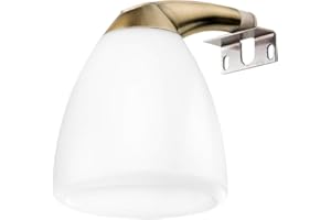 APLIKE BATHROOM LIGHTING Aplike - Aplique LED Multienganche para Espejo de Baño - Luz Blanca Neutra (4000K) - 8.3cm | Modelo Nisio (Bronce)