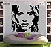 Price comparison product image Kate Moss Decal Vinyl Wall Sticker Art Celebrity Famous 60cm x 60cm