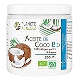 Primera presión en frío. Aceite de Coco Virgen Orgánico - PRENSADO EN FRIO - 500ml