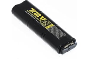 AIRSOFT WEBSITE Airsoft Accessori Well 7.2V 450mAh Ni-MH Batteria ricaricabile per AEG Vz61 / MP7 / MAC10 / R2 / R4