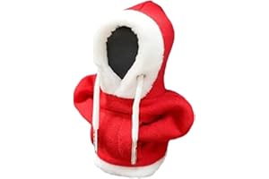 WANGDUODU Sweat à Capuche pour Levier de Vitesse, Housse de Protection pour Levier de Vitesse, décoration de Noël pour Levier de Vitesse, Motif Pull