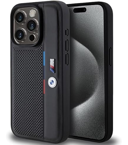 Handyhülle Case IPhone 15 Pro Max BMW MagSafe Kompatibel Echtleder Schwarz - Foto 5