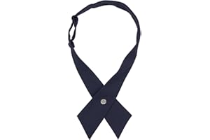 AUSUAYA Cross Bow Tie for Women or Men, Boy Crossover Bowtie for Girls Uniform & Lolita or Cosplay T-shirt Accessory GB-W-B-T2