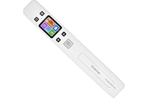 Bisofice San Wire Portable Scanner, Ruler Scanner, Portable Document Scanner, Connectable with WiFi, High Resolution Flowing 1050DPI | JPG/PDF | Compatible for Windows 2000 /iOS & Android
