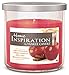 Produktbild Home Inspiration by Yankee Candle - Apfel Zimt - Duftkerze im mittleren Glas mit Deckel - Farbe Rot - 198g