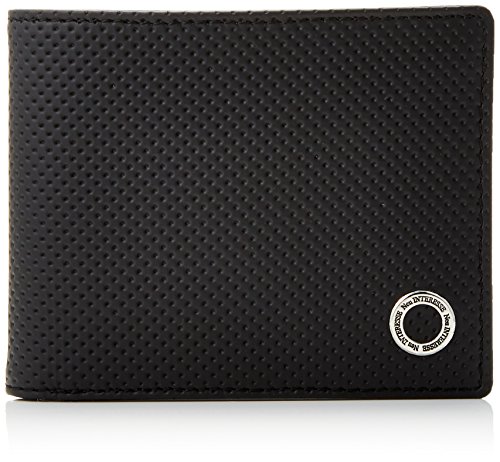 Preisvergleich Produktbild Neu interesse Noi Intel Lesse 3013, Herren-Geldbörse Schwarz Schwarz