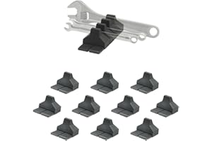 StealthMounts Llaves Colmena para cajón, 10 Unidades, Organizador de cajones Flexible para Llaves y Herramientas manuales, TPE Moldeado por inyección, Fabricado en Reino Unido