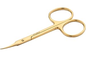 Aba Group Forbici curve per cuticole (1463), forbici cosmetiche curve, forbici cosmetiche, strumenti per manicure, strumenti per pedicure