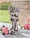 Produktbild Grabengel Engel mitDekoengel Vogeltränke 37 cm groß Engelfigur Gartenfigur Grabschmuck Trauerschmuck Trauerengel Grabfigur Trauerfigur Friedhoffigur