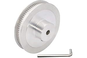 Bzocio 5Mm Bohrung GT2 80T Riemen Scheibe Synchron Rad 2GT Zahn Riemen Riemen Scheibe 80 ZZHne für Voron 2.4 3D Drucker 6Mm Breite Riemen