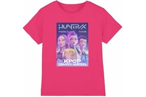 KPOP DEMON HUNTERS K-Pop Demon Hunters - Huntrix Huntr/X World Tour Billboard Kids T Shirt