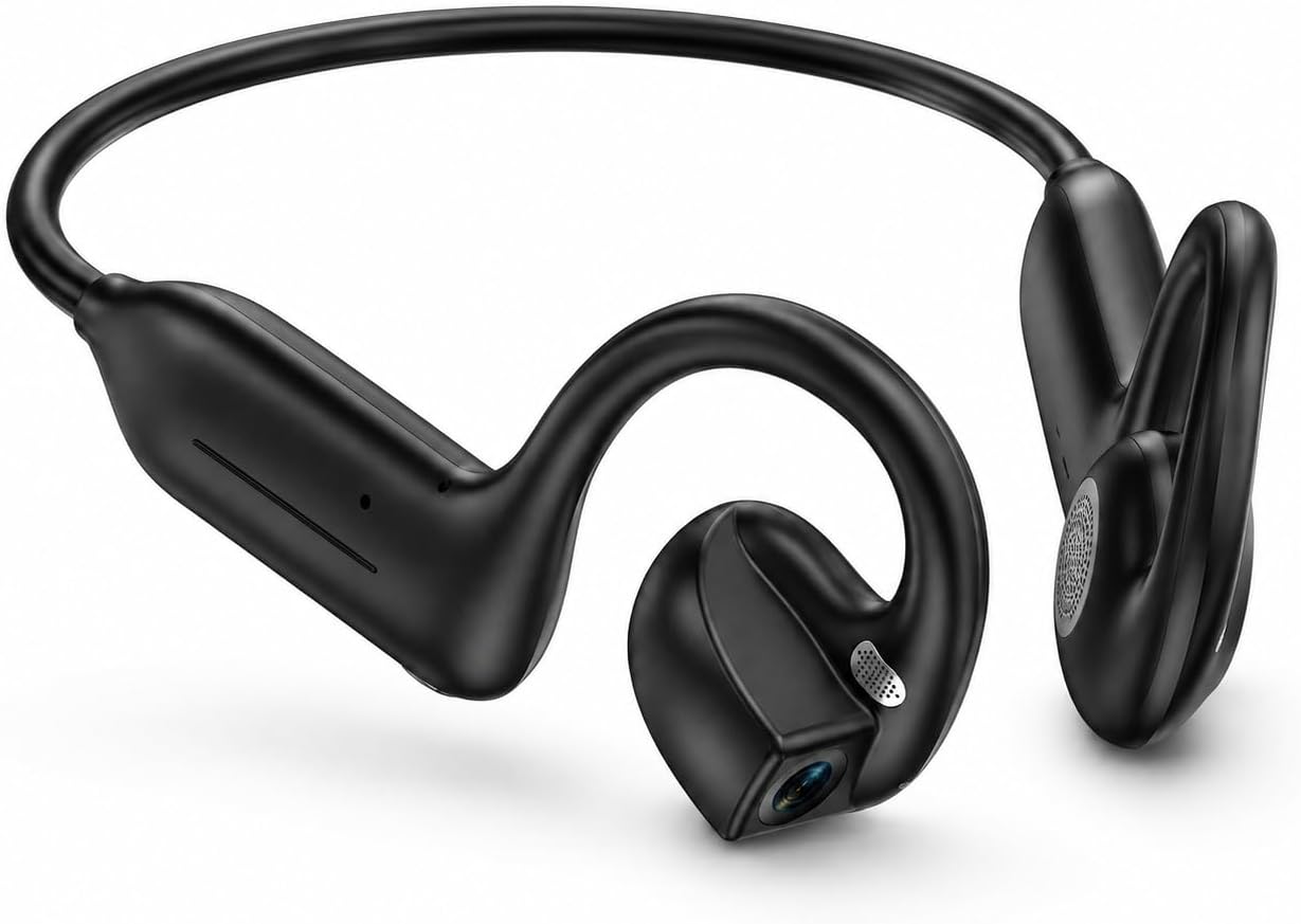 Dossier Complet & Guide Pratique : E12 Casque à Conduction Osseuse avec Caméra O