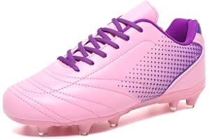 DAZFE Boys Football Boots Kids Football Shoes Cleats Boys Girls Trainers FG/AG Athletics Training Sport Running Shoes