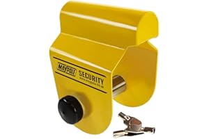 Maypole ALKO Kupplungssperre passend für AK130 AK160 AKS1300 AKS2004 AKS3004 Wohnwagen und Anhängerkupplungen, Gelb