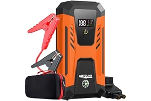 ALLTOLINK Booster Batterie Voiture 3000A 26640mWh,Charge Rapide 20W,12V Démarreur de Voiture Portable(pour Esence & Diesel), Jump Starter avec Écran, Lumière LED à 4 Modes