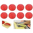 MNYR 50pcs RED Vintage Embosser Stamp Sealing Blank Certificate Self-Adhesive Seal Stickers