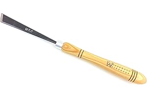 H WIEDEMANN WERKZEUGE Wiedemann HSS 30mm Meissel mit Heft (Griff) für Drechsler Woodturner, drechseln