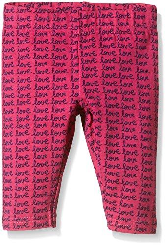 Pumpkin Patch Baby-Girls Emily 3/4 Length Printed Leggings, Pink (Fuchsia Rose), 0-3 Months
