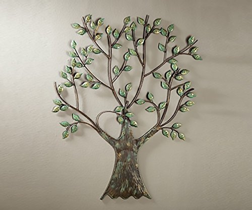 Wandrelief 'Baum', 76 cm, naturfarben