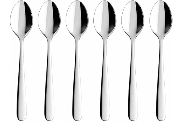 Villeroy & Boch Daily Line kaffeöppnar-set, 6 delar, rostfritt stål | Mikrovågsugnssäker, julservis, skål för dessert, snacks eller dips, skål för jul, premium