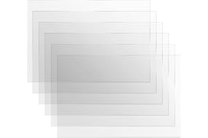 ALadrs Lot de 6 pièces de rechange FEP Film 3D pour imprimante 3D ANYCUBIC Photon M3 Max R, ELEGOO Jupiter 380 x 260 x 0,15 mm