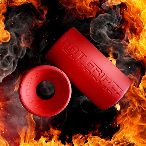 Fat Gripz Extreme Hantelgriffe, Ø 7cm, Orange, 854078001113 - 6